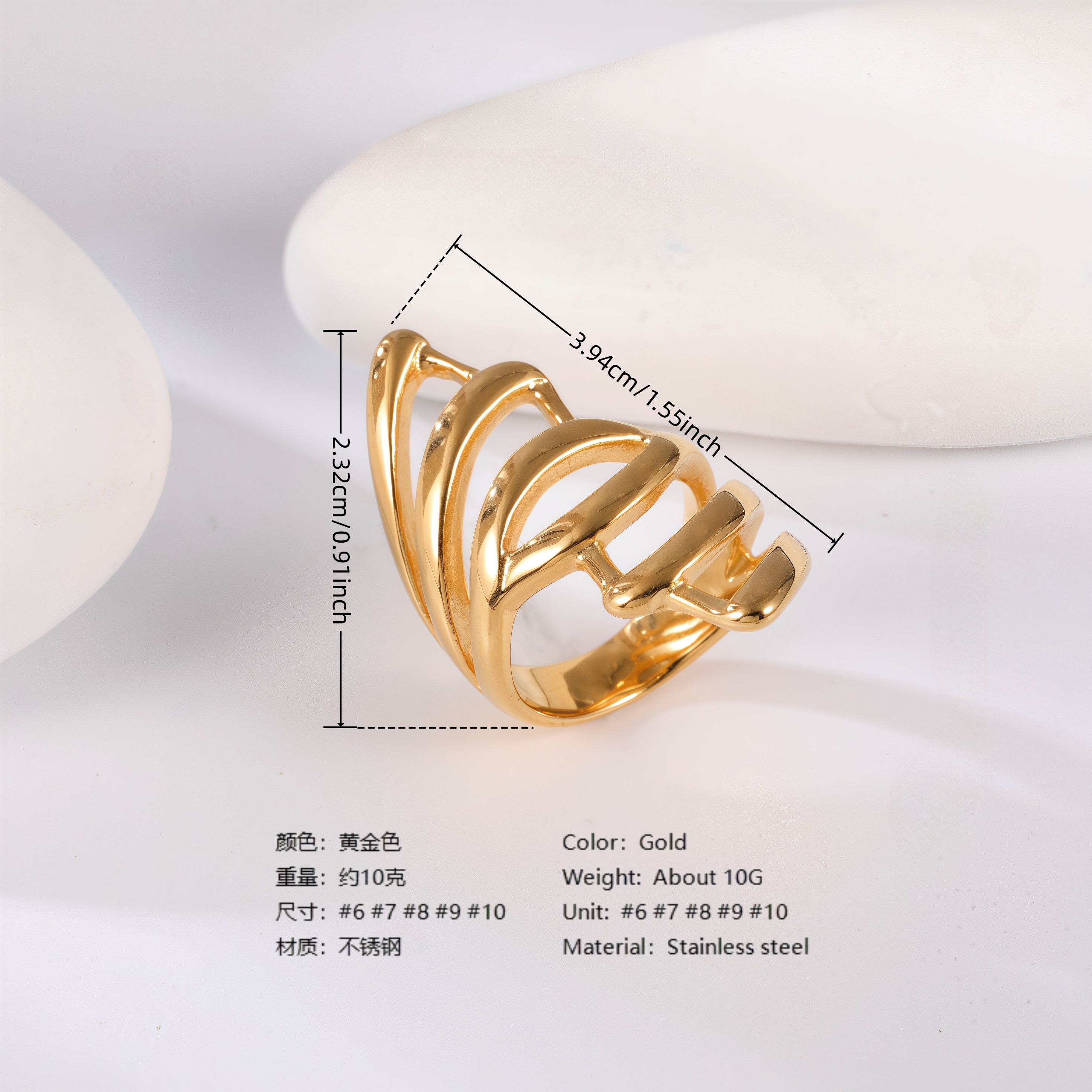 18K Gold Scorpion Stainless Steel Ring for Men, Vintage Carved Style Bold Band, Unique Black Engraved Design Fashion Ring-JINBAOJEWELRY