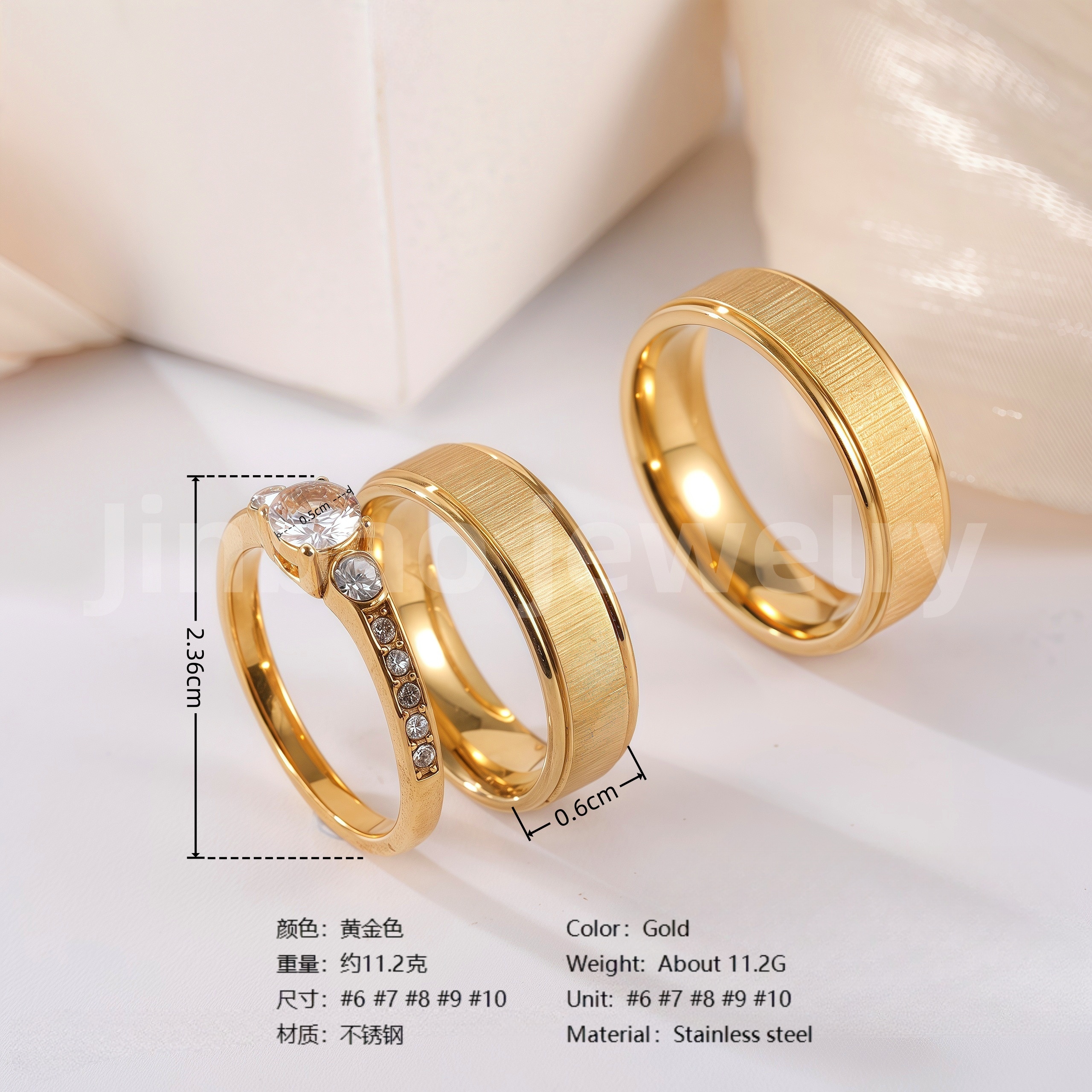 18K Gold Scorpion Stainless Steel Ring for Men, Vintage Carved Style Bold Band, Unique Black Engraved Design Fashion Ring-JINBAOJEWELRY