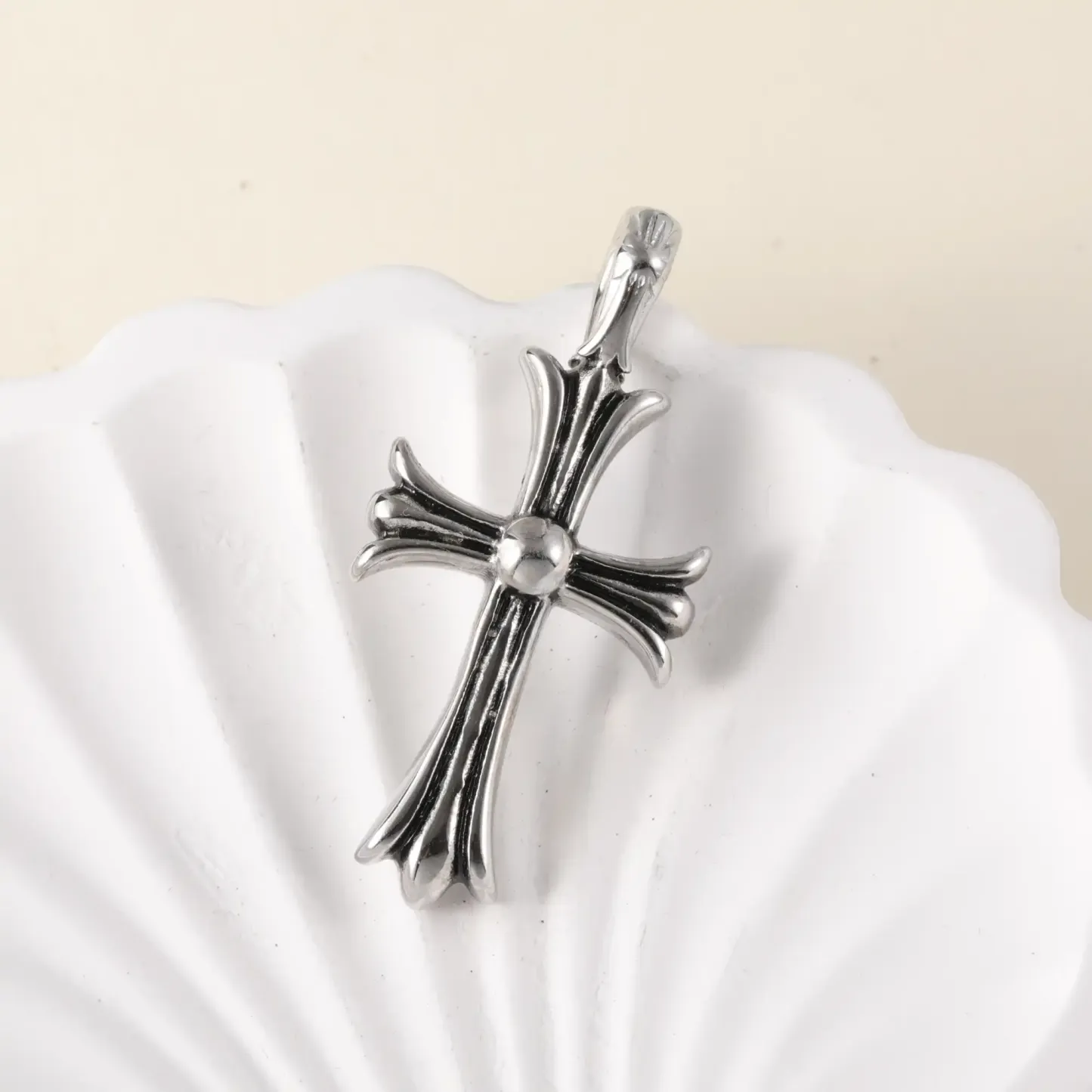 24K gold-plated stainless steel pendant, non-allergenic and non-fading [Series One]-JinBaoJewerly