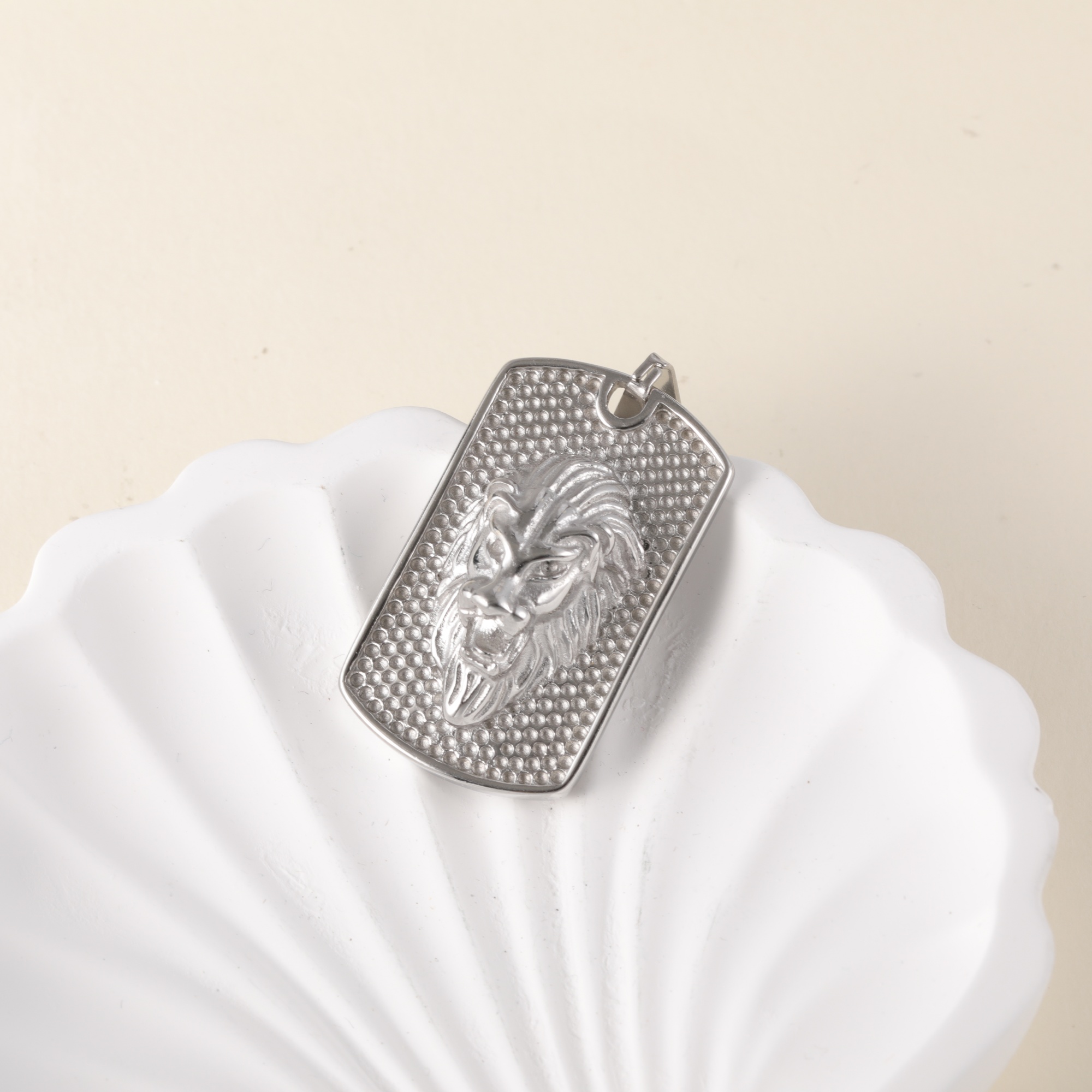 [Golden Lion]24K gold-plated stainless steel pendant, Hip Hop, non-allergenic and non-fading-JinBaoJewerly