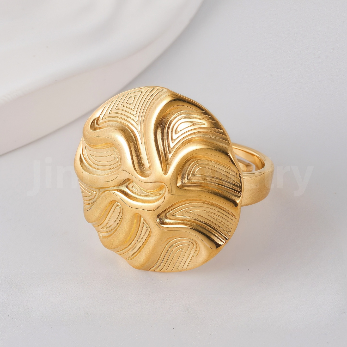 Unique Creative Stainless Steel Elegant & Minimalist Women’s Ring-JinBaoJewerly