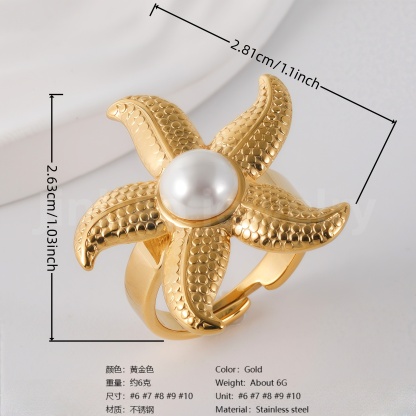 Unique Creative Stainless Steel Elegant & Minimalist Women’s Ring-JinBaoJewerly