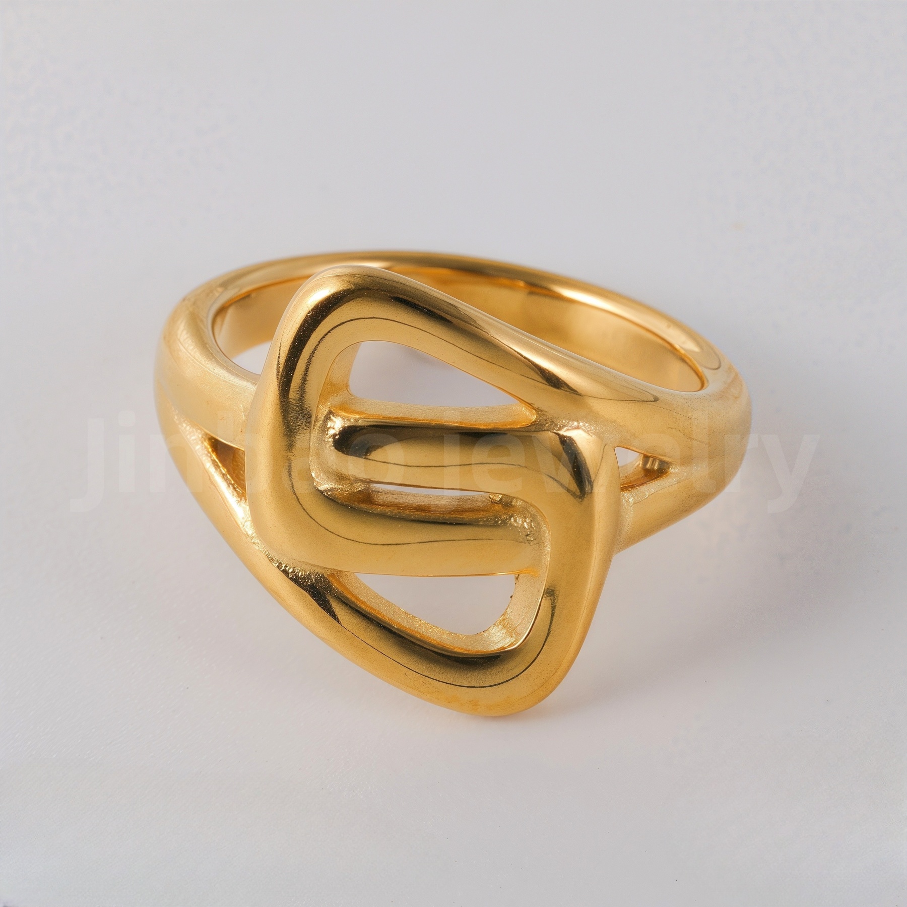 Unique Creative Stainless Steel Elegant & Minimalist Women’s Ring-JinBaoJewerly