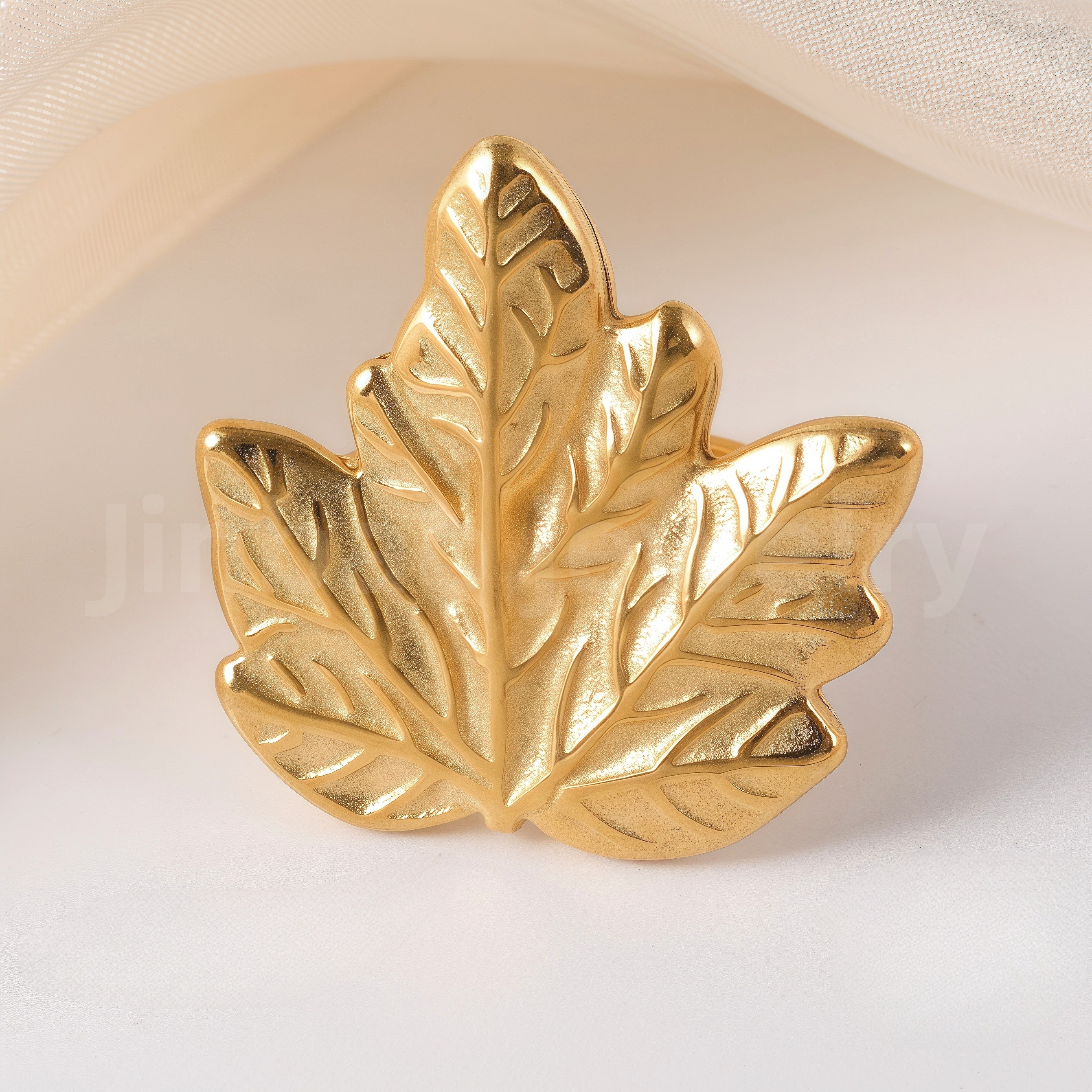 Stylish Natural Design Stainless Steel Women’s Ring-JinBaoJewerly