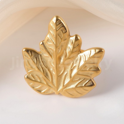 Stylish Natural Design Stainless Steel Women’s Ring-JinBaoJewerly