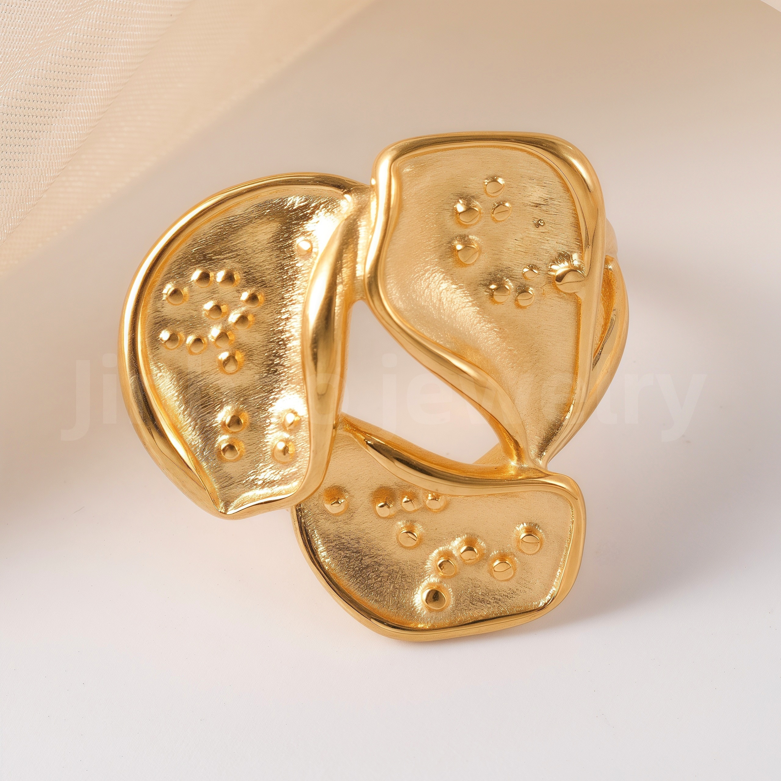 Stylish Natural Design Stainless Steel Women’s Ring-JinBaoJewerly