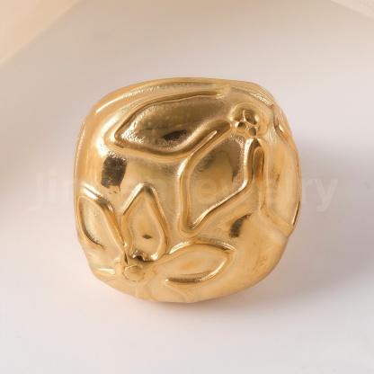 Stylish Natural Design Stainless Steel Women’s Ring-JinBaoJewerly