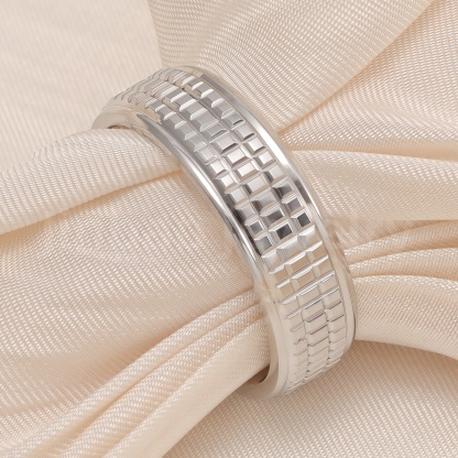 Classic Plain - band Stainless Steel Unisex Ring-JinBaoJewerly