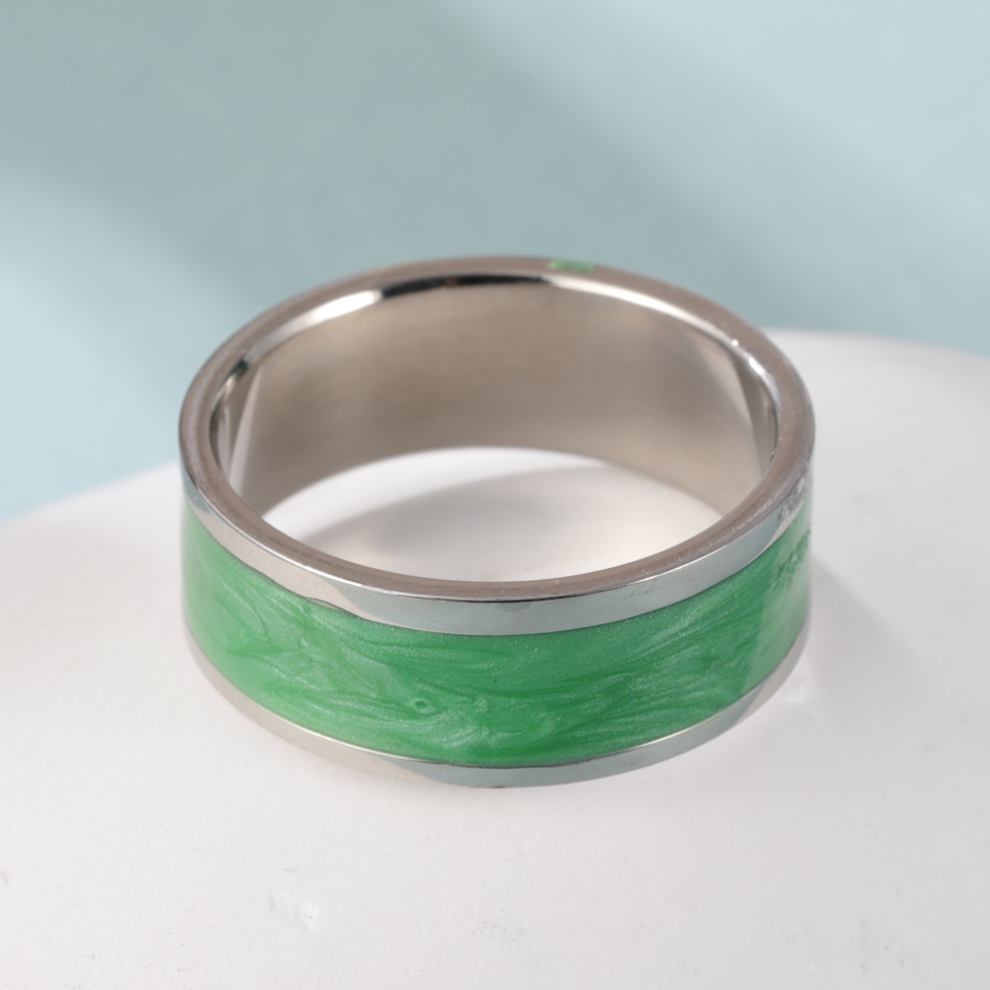 Simple Design Drip Resin Stainless Steel Ring Unisex Ring丨C7482-JinBaoJewerly