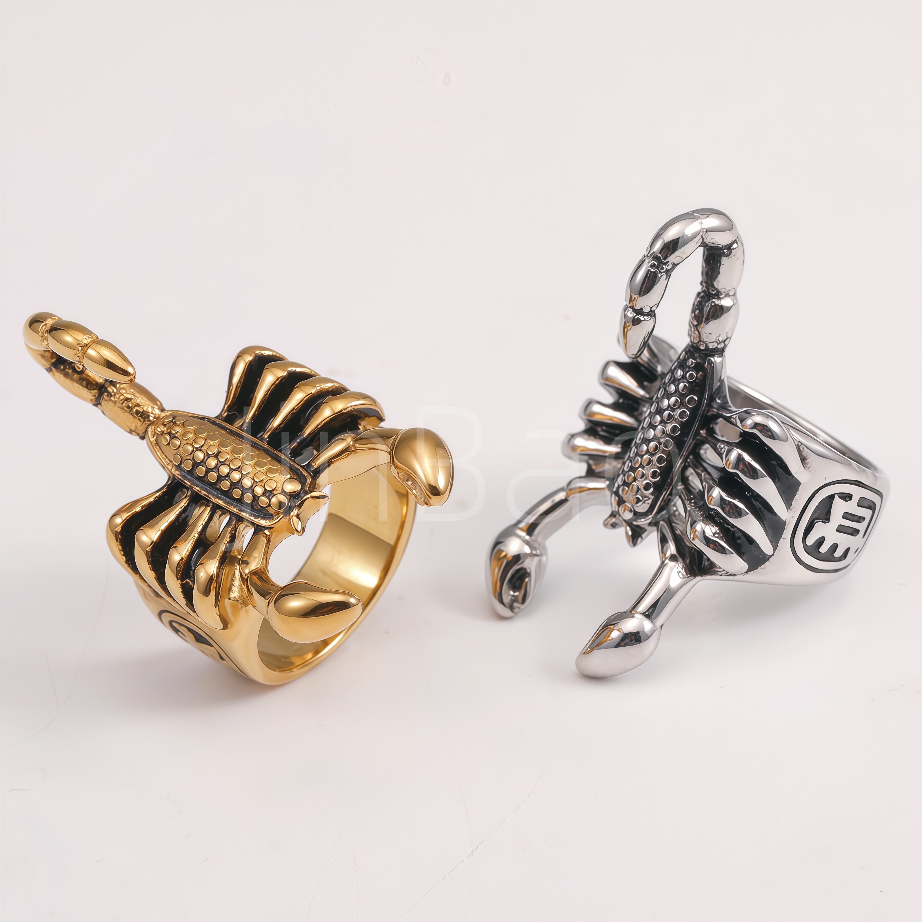 Gothic 3D Scorpion Stainless Steel Men Statement Ring | D0502