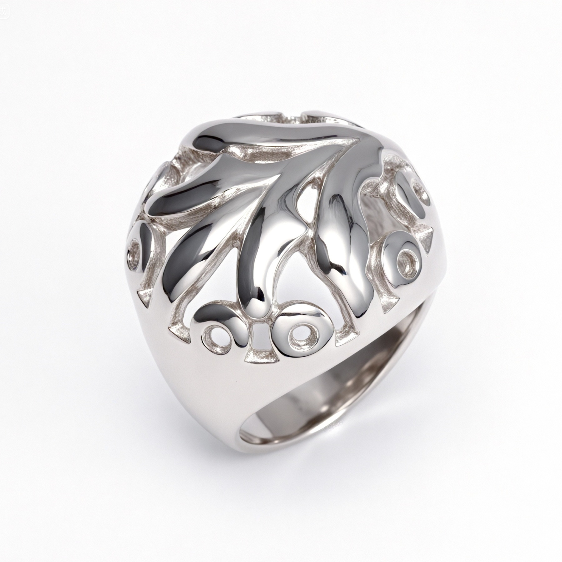 Metal Artistic Hollow - Out Ring - Trendy and Elegant Unisex Accessory | ML061-JinBaoJewerly