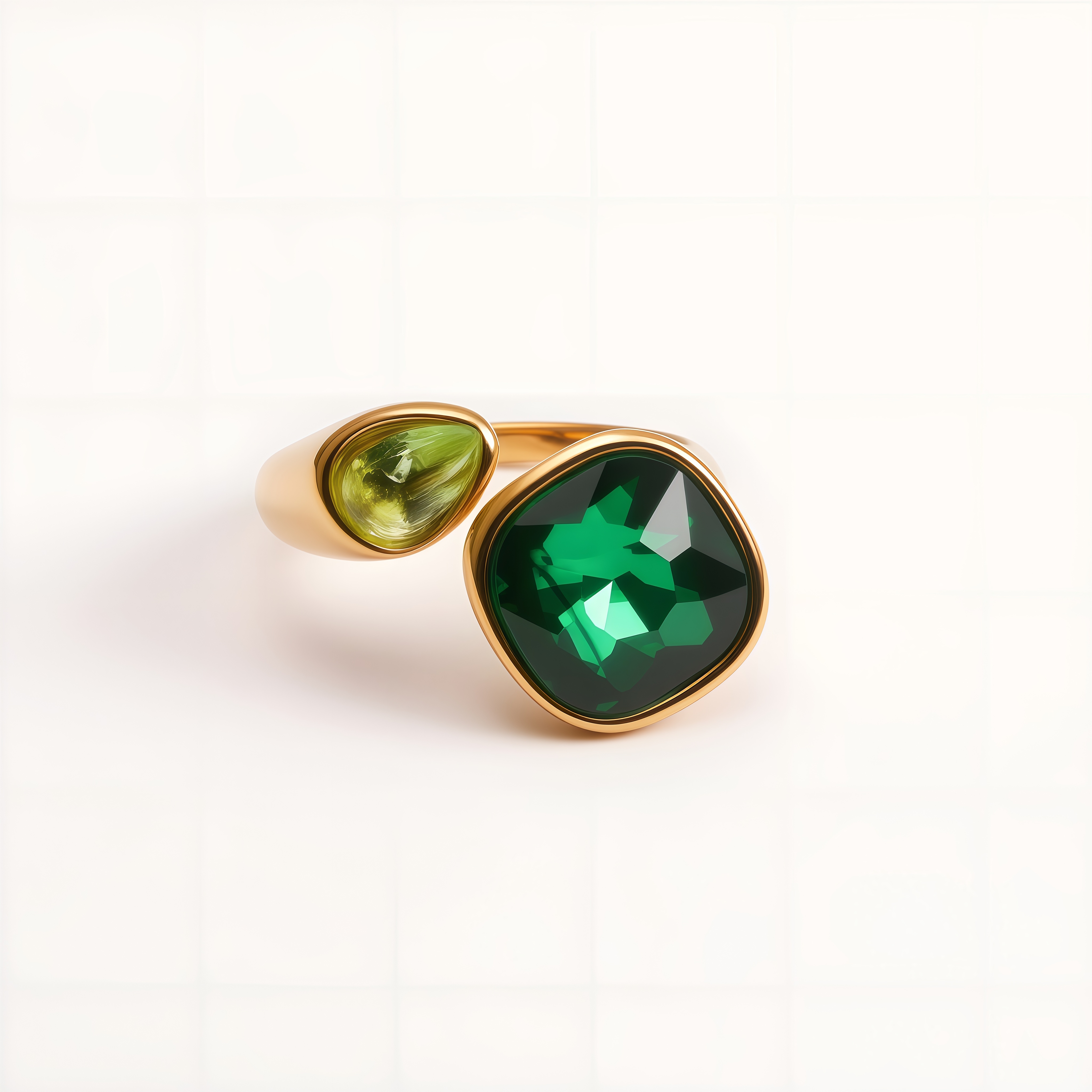 Colorful Gemstone Accents, Hypoallergenic & Durable Stainless Steel Rings for Women