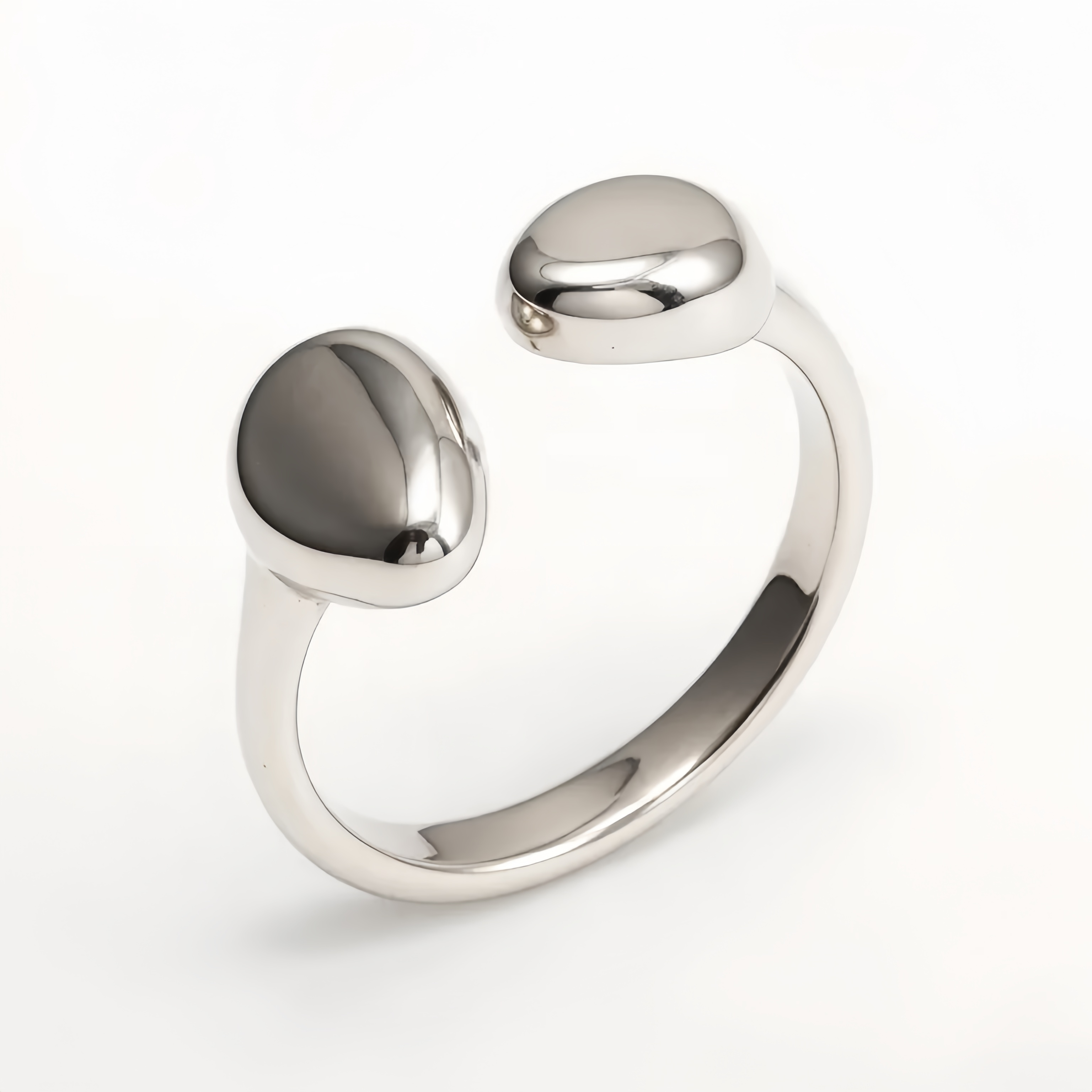 Vintage Twist Design Stainless Steel Women's Ring丨N00658-JinBaoJewerly