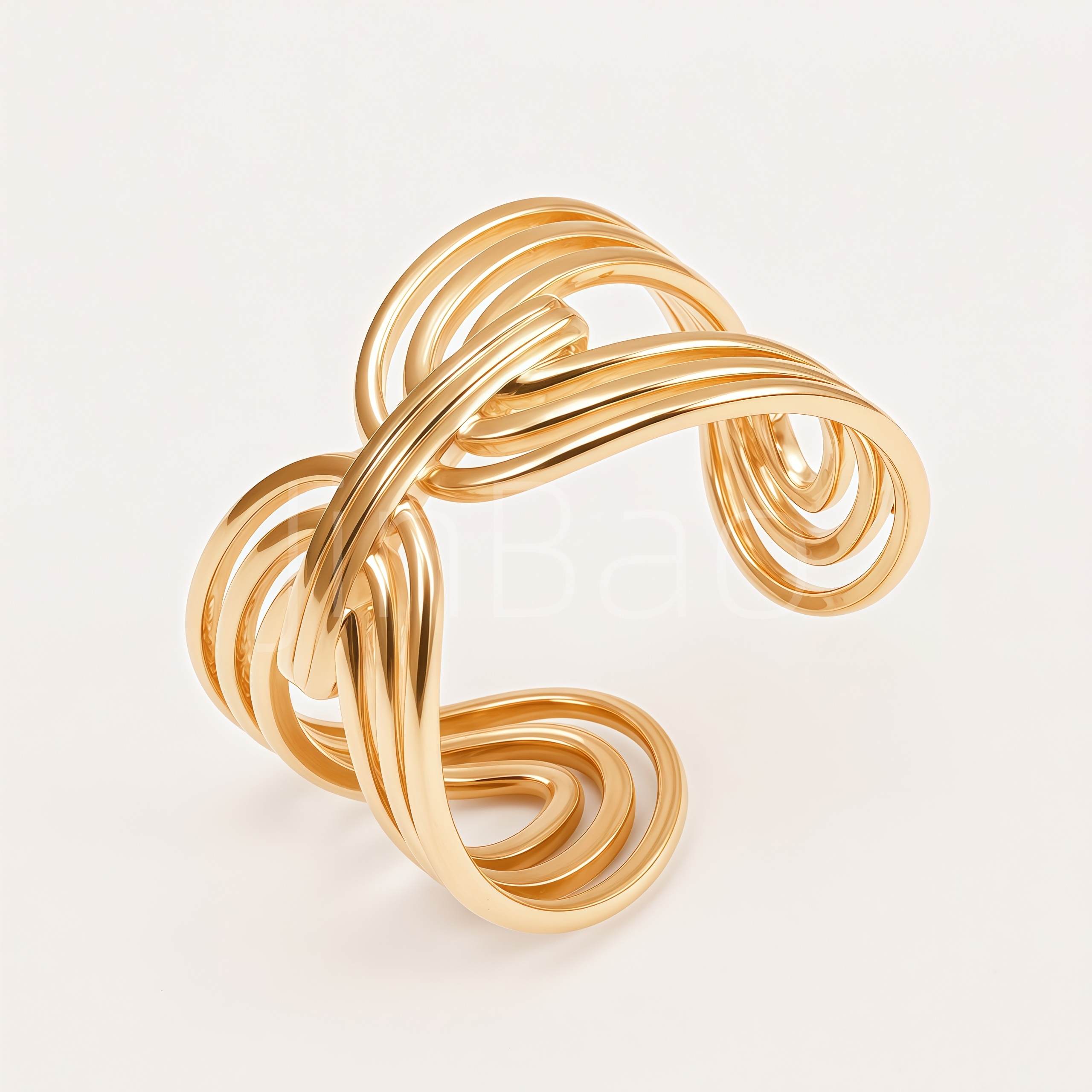 Assorted Abstract Organic Fluid Women Ring Set