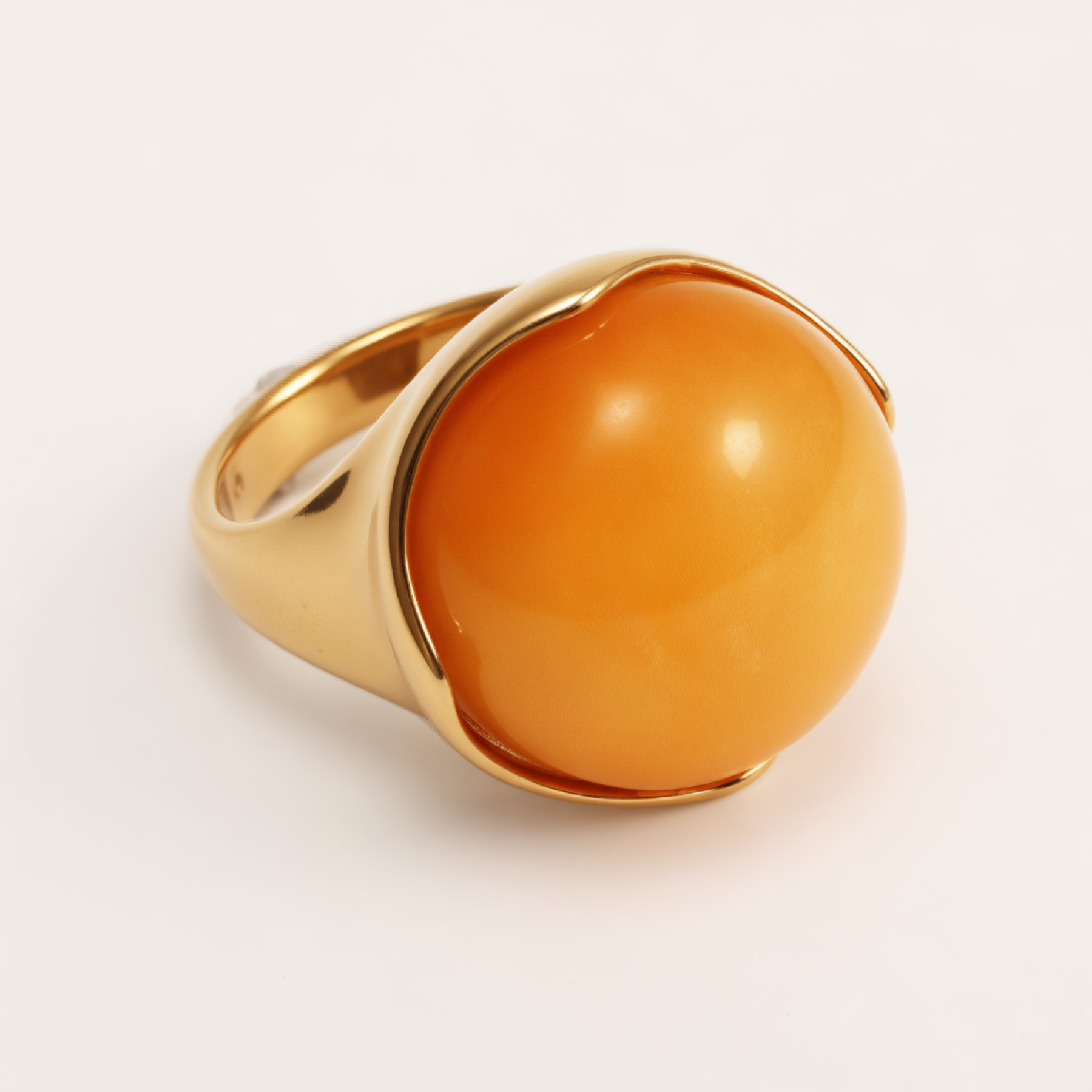 Multi - colored Gemstone Gold Ball Ring, Fashionable and Unique Women's Ring | BL87JS-JinBaoJewerly
