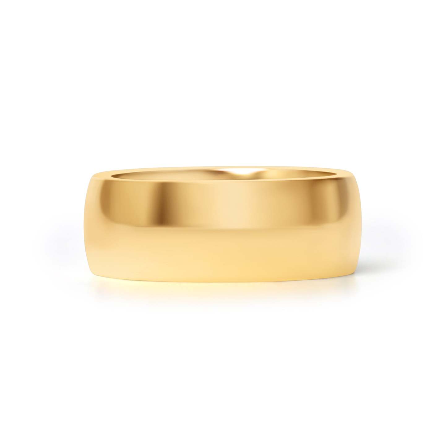 24K Gold PVD Stainless Steel Simple Ring-JinBaoJewerly