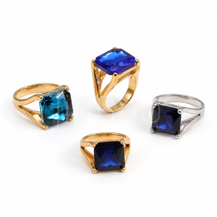 statement bold Multicolor Ring E00648