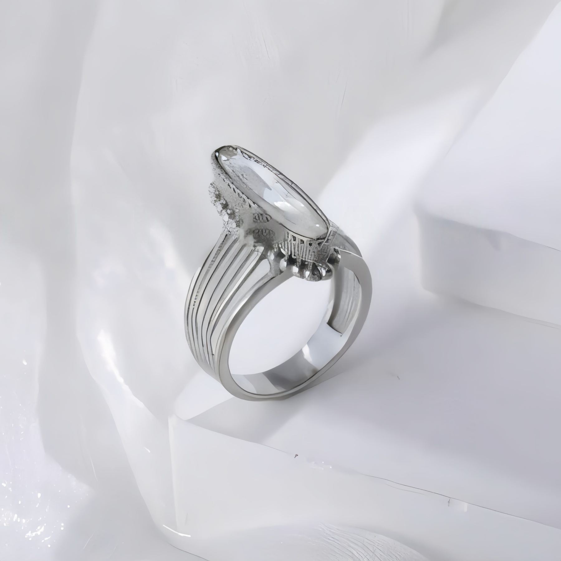 Vintage colored enamel stainless steel women's ring | BL2052-JinBaoJewerly