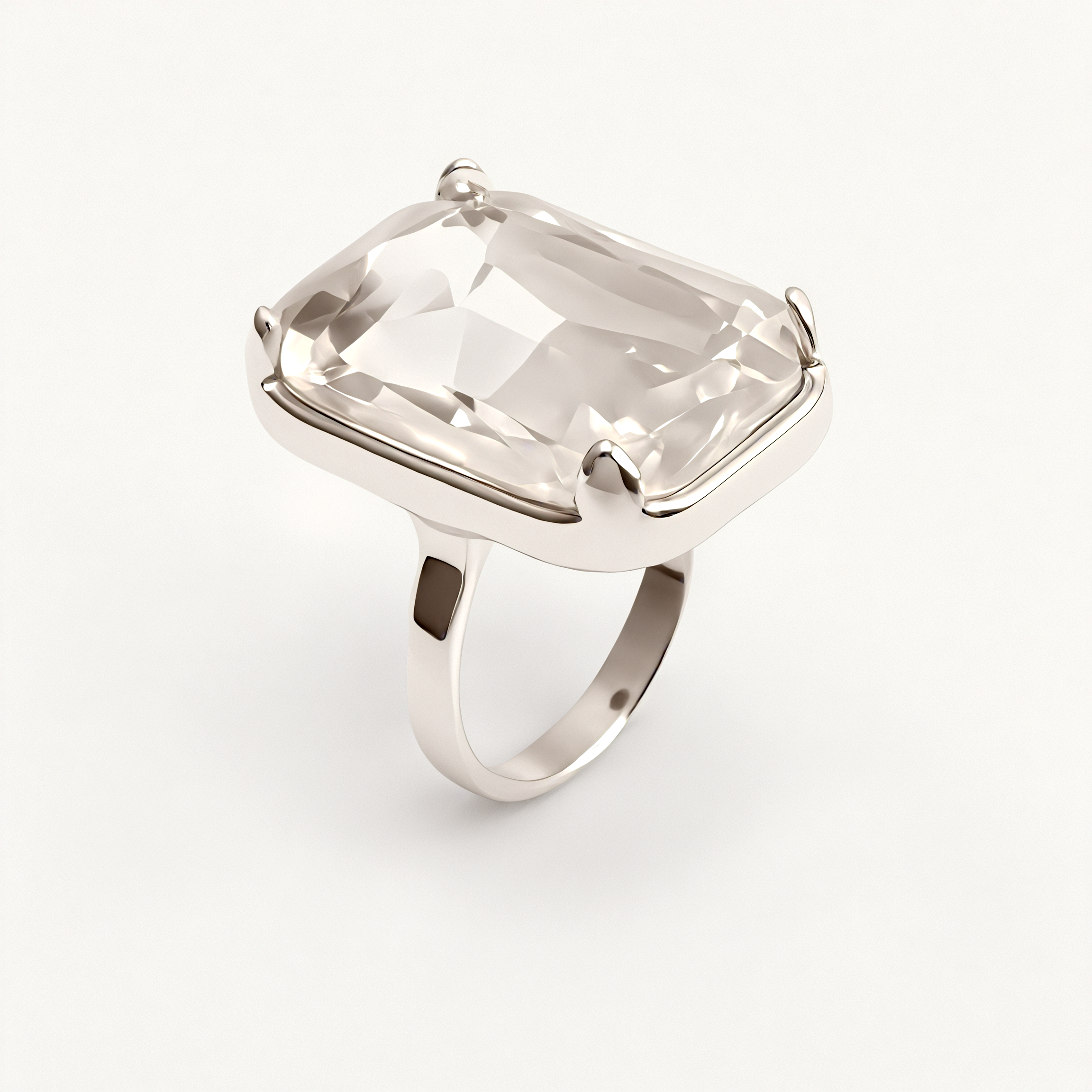 Minimalist Stainless Steel Colorful Gem Rings - Versatile Fashion Bands | K002810G-JinBaoJewerly