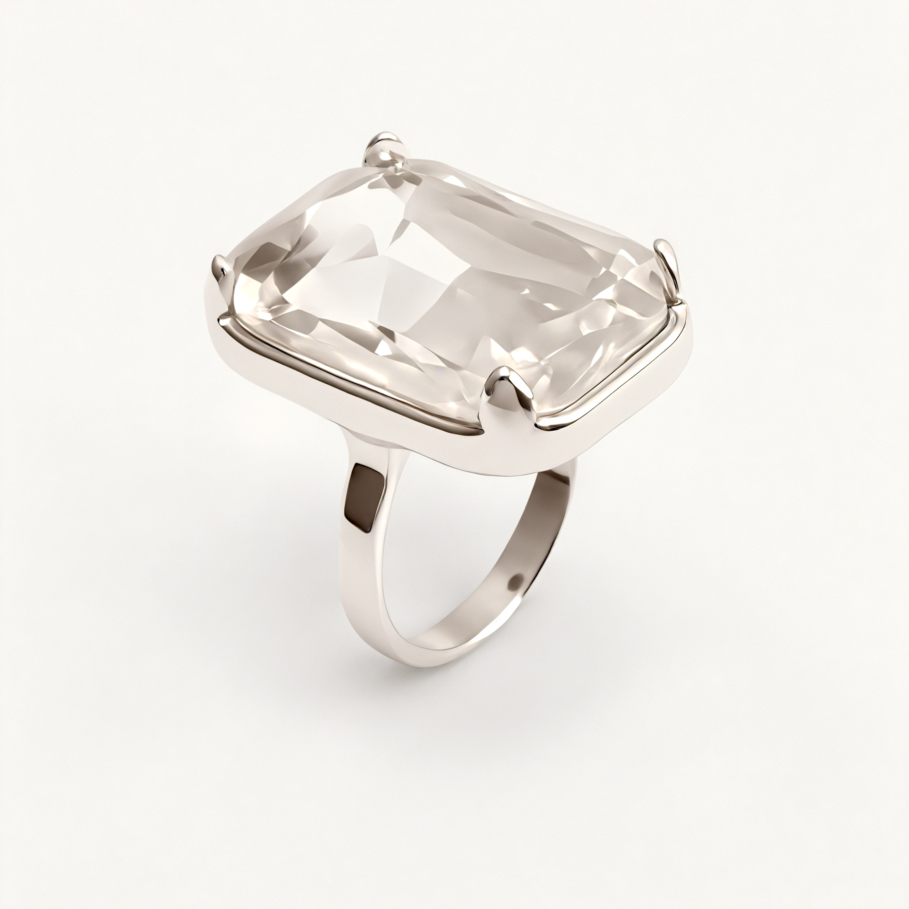 Minimalist Stainless Steel Colorful Gem Rings - Versatile Fashion Bands | K002810G-JinBaoJewerly