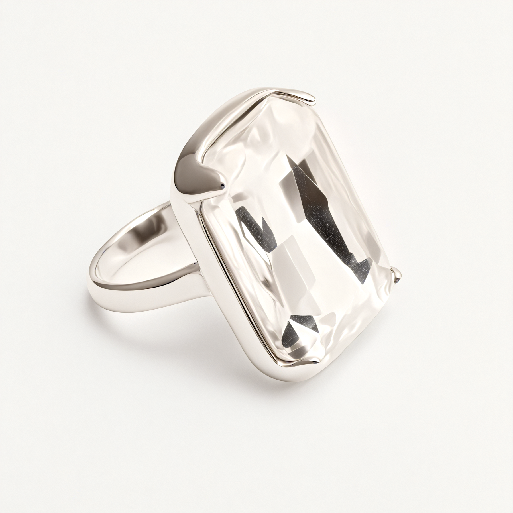 Minimalist Stainless Steel Colorful Gem Rings - Versatile Fashion Bands | K002810G-JinBaoJewerly