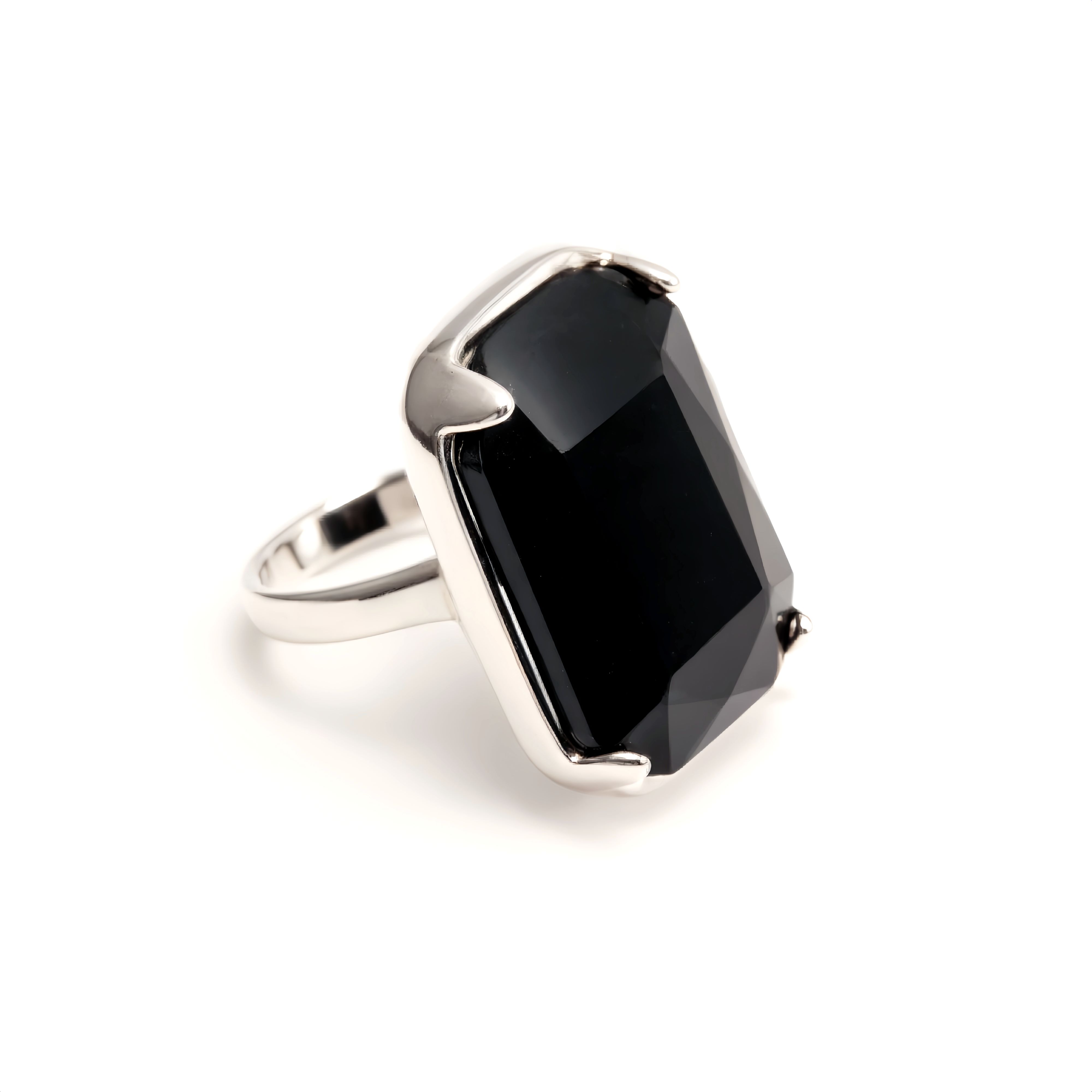 Minimalist Stainless Steel Colorful Gem Rings - Versatile Fashion Bands | K002810G-JinBaoJewerly