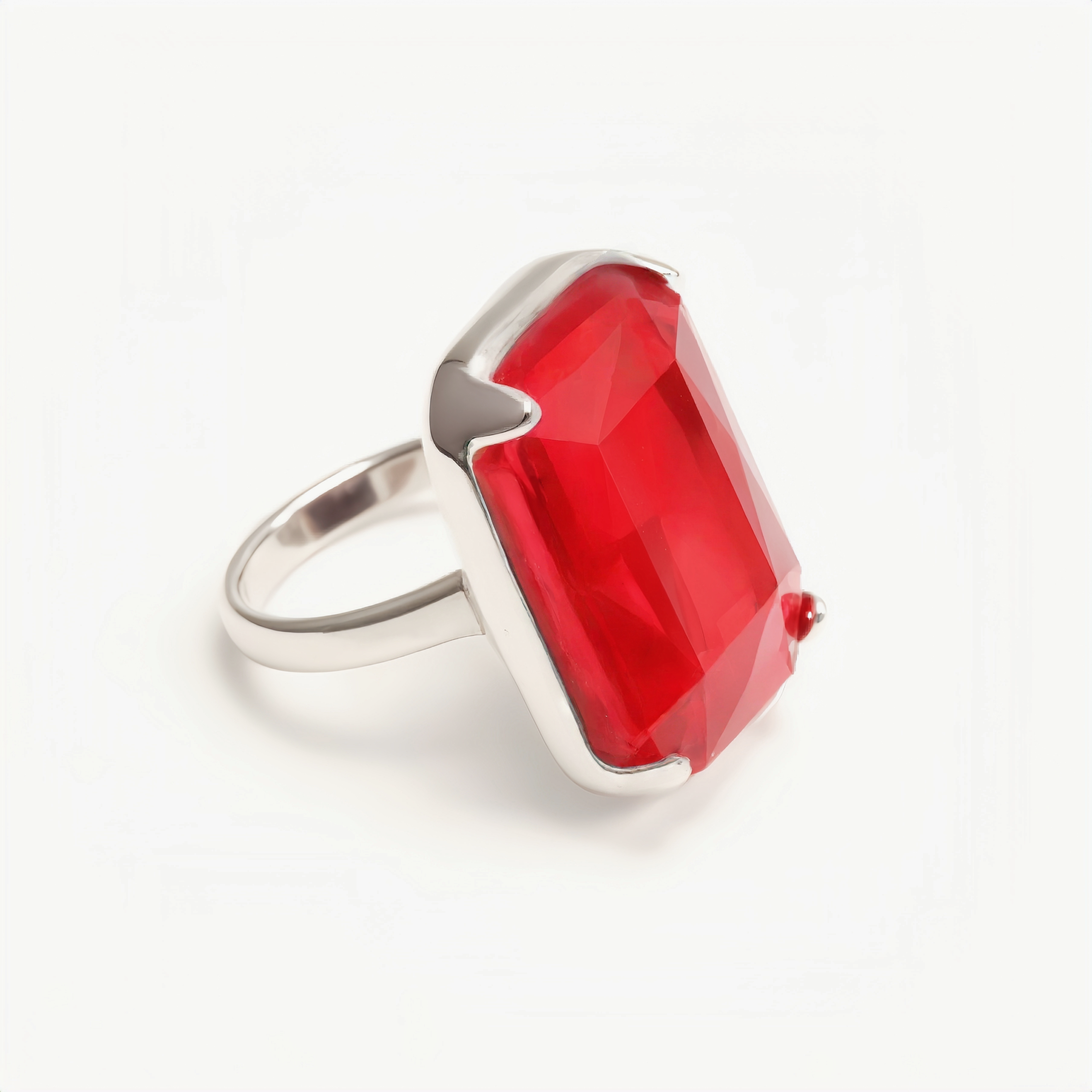 Minimalist Stainless Steel Colorful Gem Rings - Versatile Fashion Bands | K002810G-JinBaoJewerly