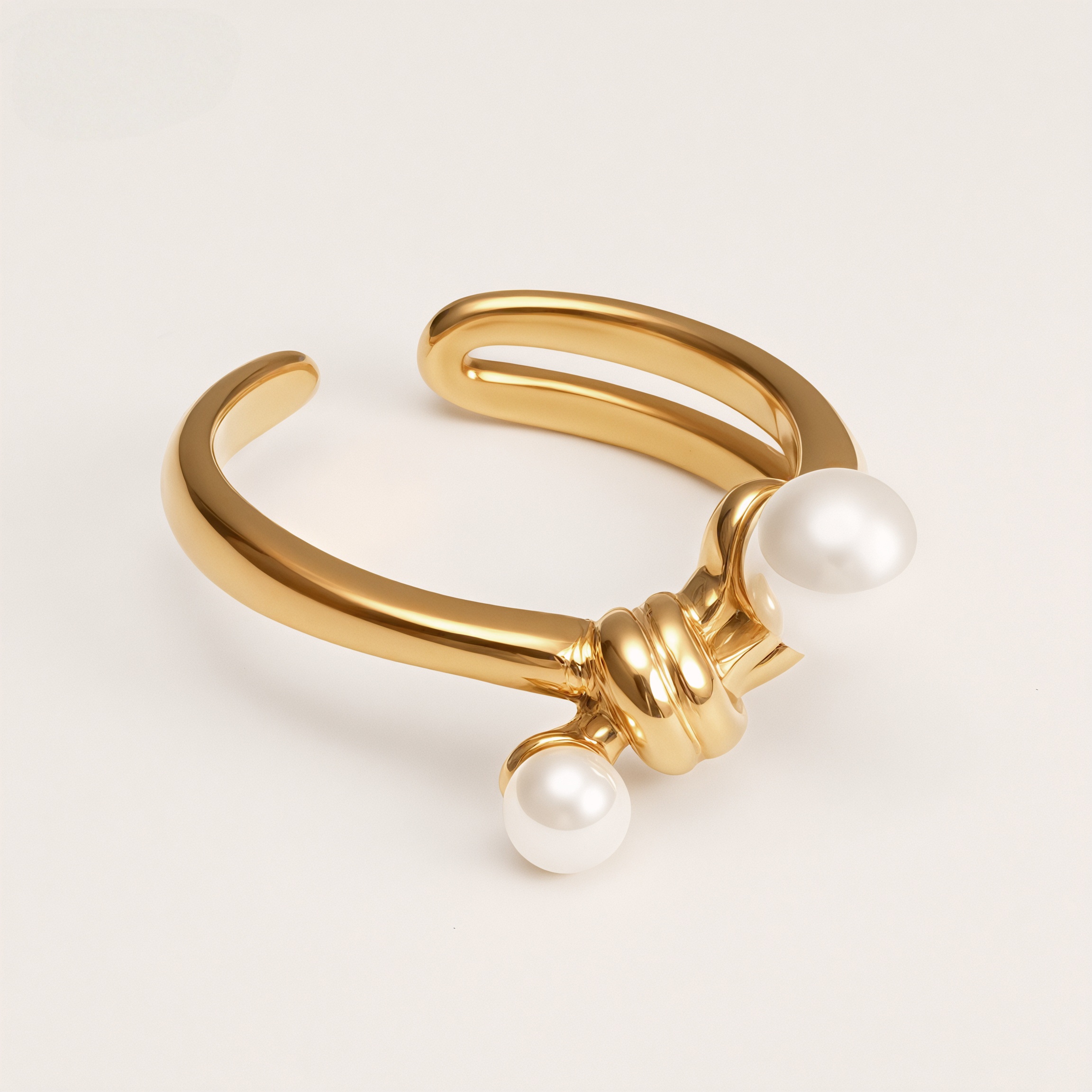 Vintage Gold Heart Pearl Shell Ring Set, Stainless Steel Stackable Rings, Minimalist Luxury Rings for Women 