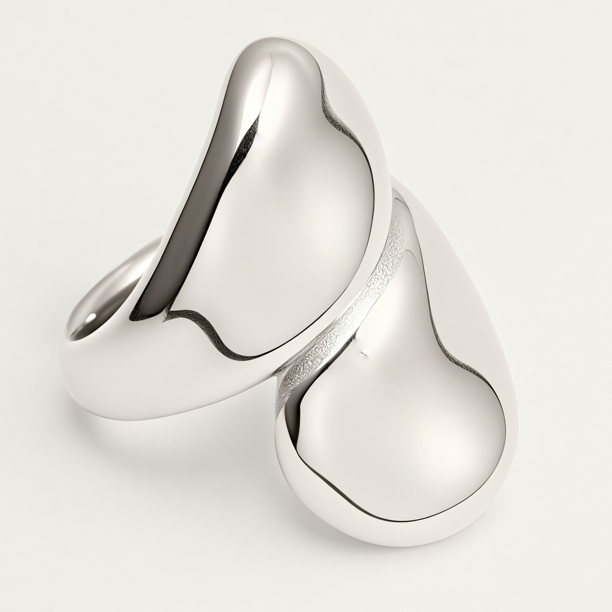 Gold/Silver Irregular Stacked Ring - Stylish and Personalized Jewelry | PL979-JinBaoJewerly