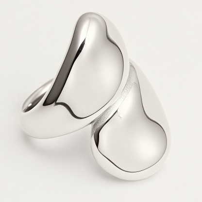 Gold/Silver Irregular Stacked Ring - Stylish and Personalized Jewelry | PL979-JinBaoJewerly