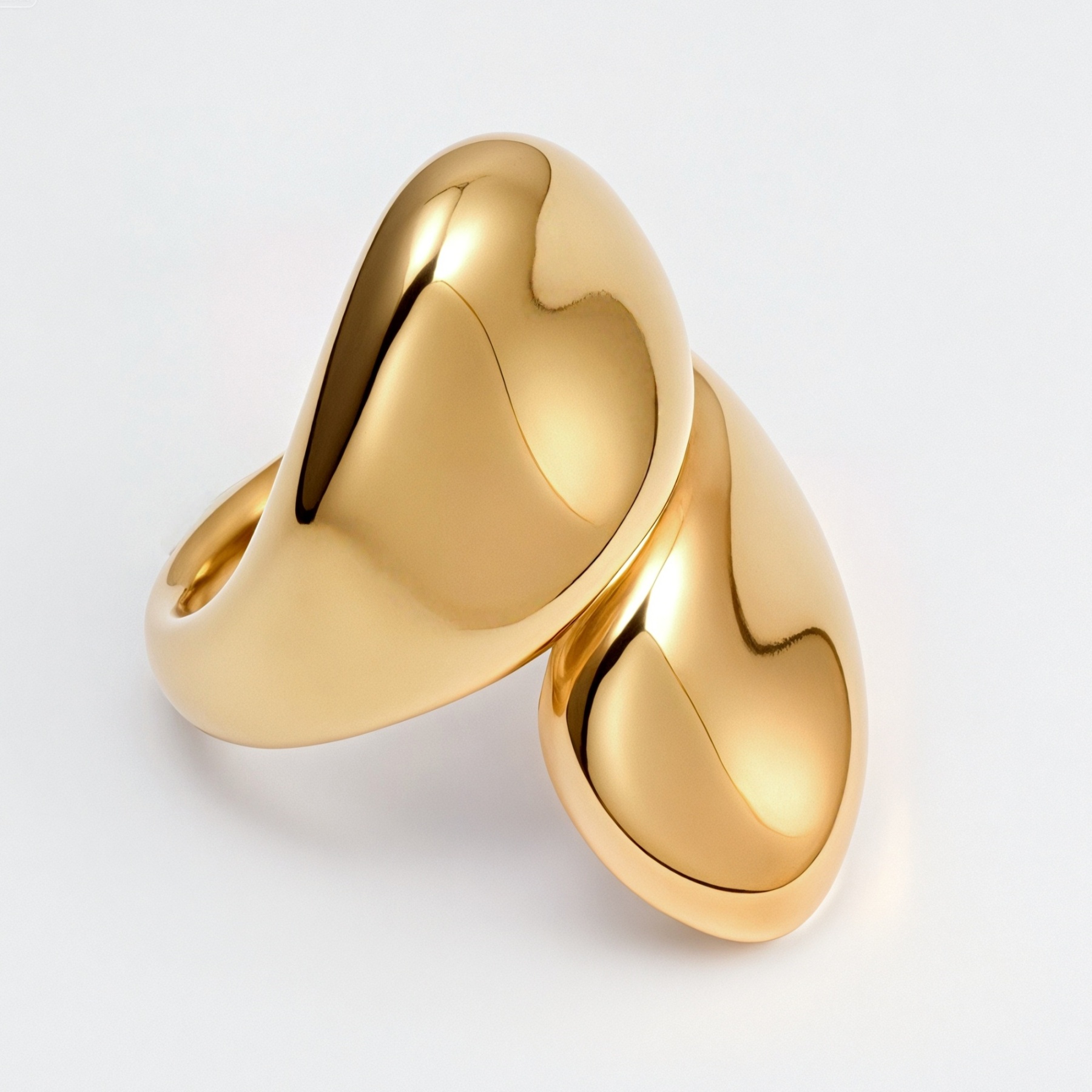 Gold/Silver Irregular Stacked Ring - Stylish and Personalized Jewelry | PL979-JinBaoJewerly