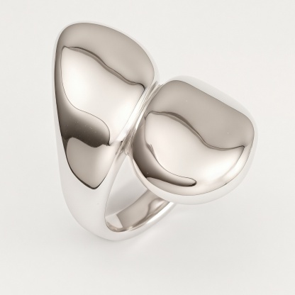 Gold/Silver Irregular Stacked Ring - Stylish and Personalized Jewelry | PL979-JinBaoJewerly