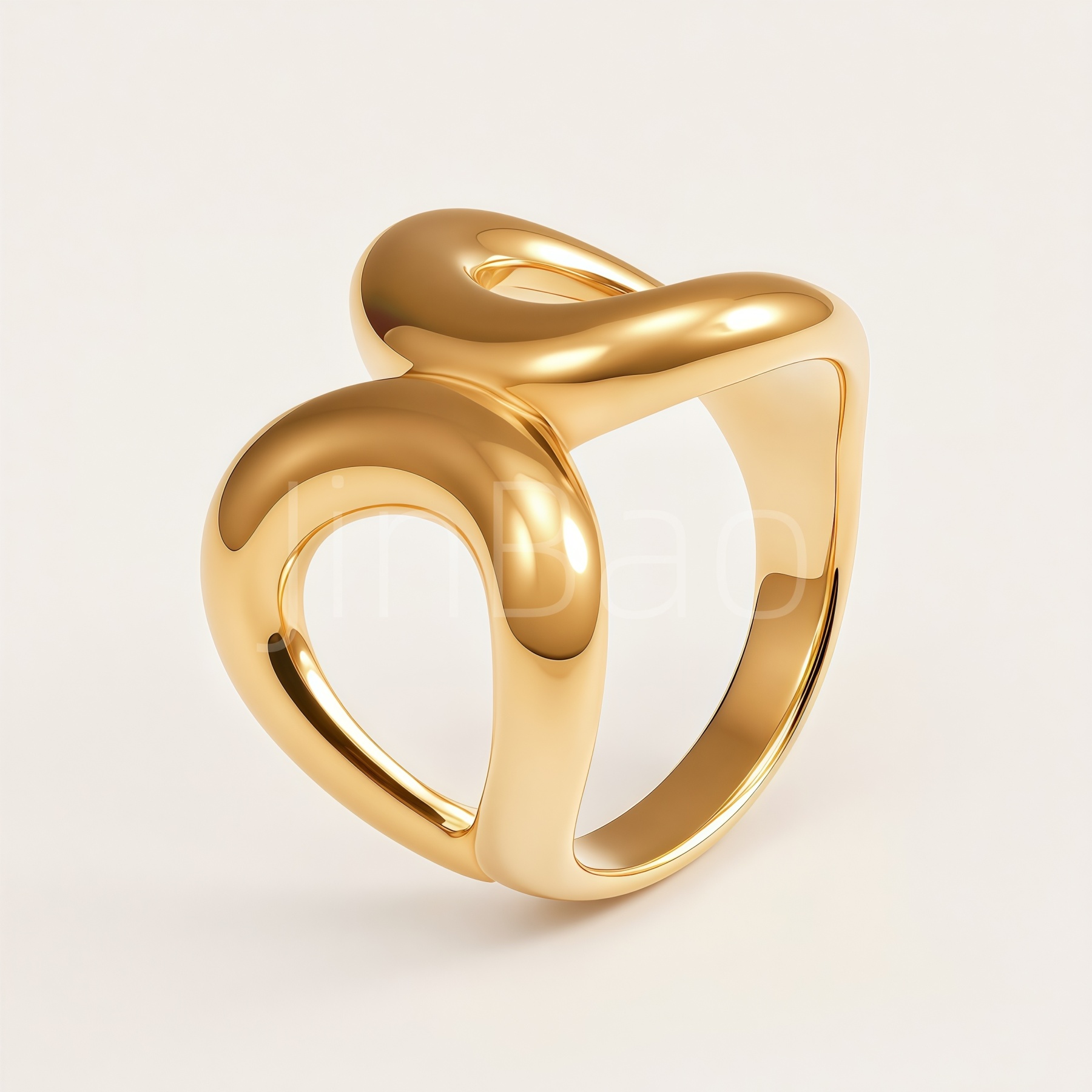 Mint Cream Enamel Open Adjustable Women Ring | N002844