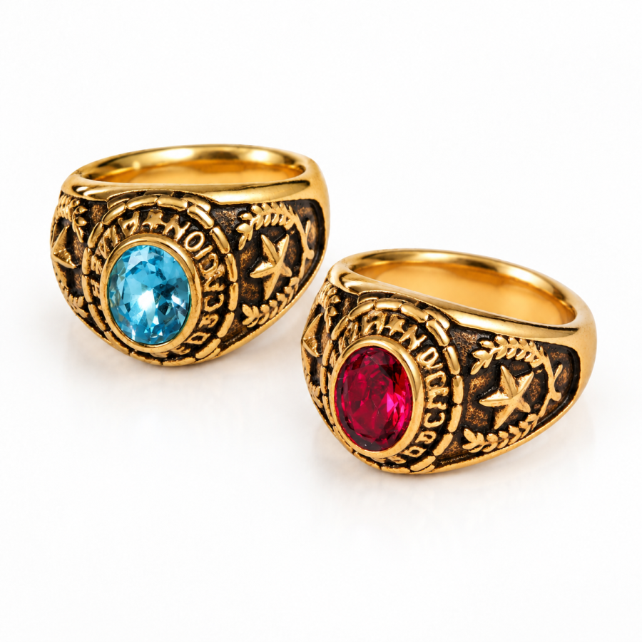 Vintage Statement Multicolor Ring B106