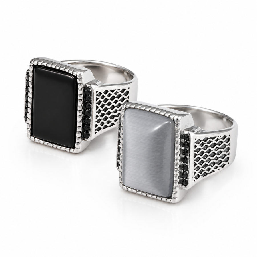 Statement Vintage Multicolor Ring B364