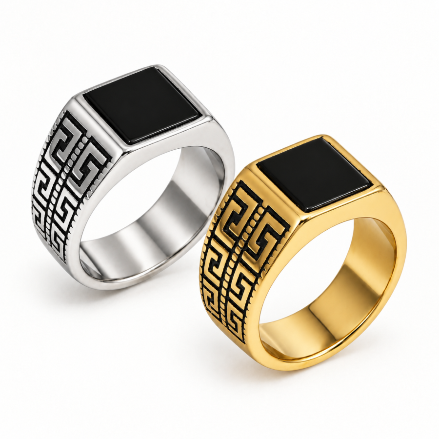 Vintage Statement Multicolor Ring B282