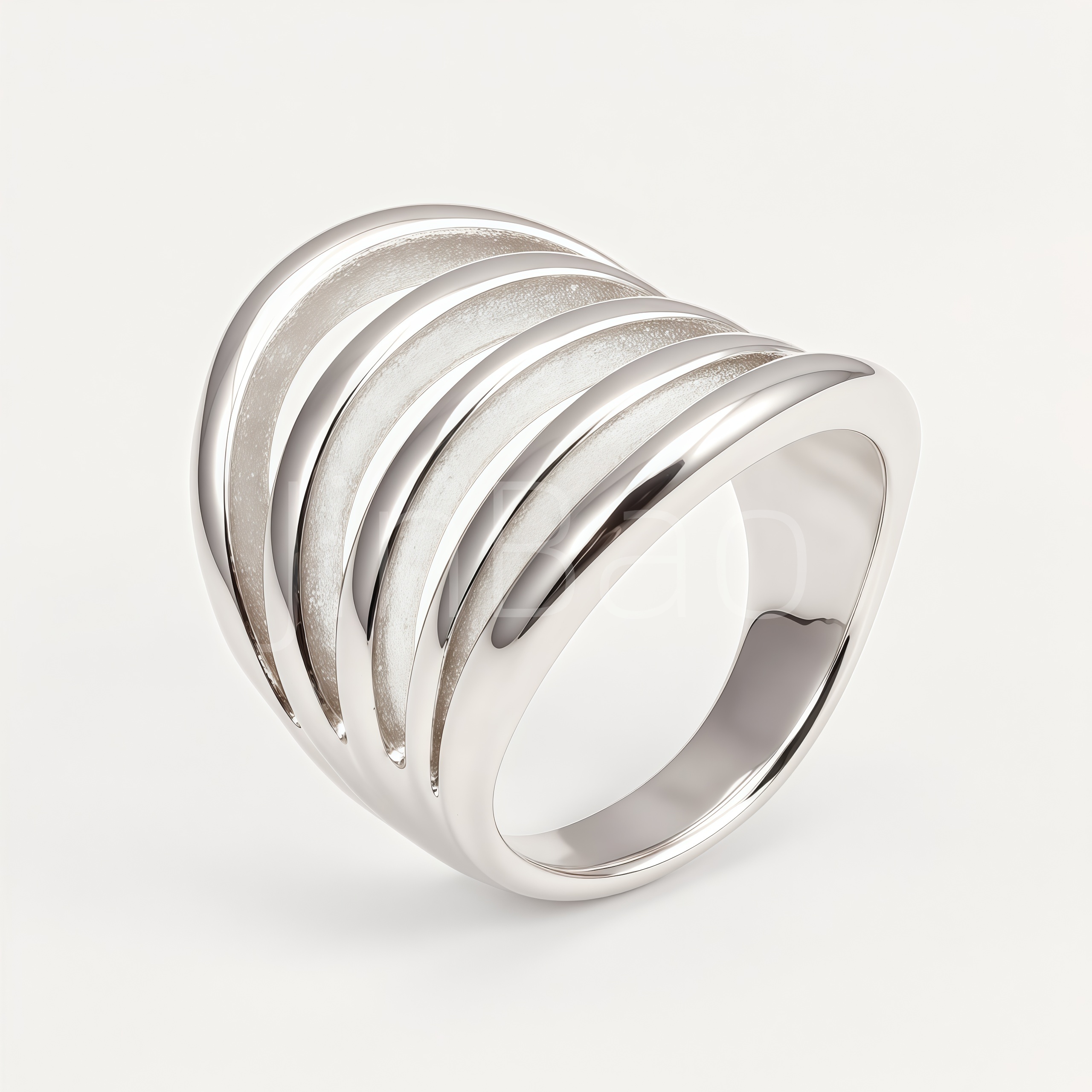 Minimalist Multi-Layer Crossover Ribbon Women Ring | E00593