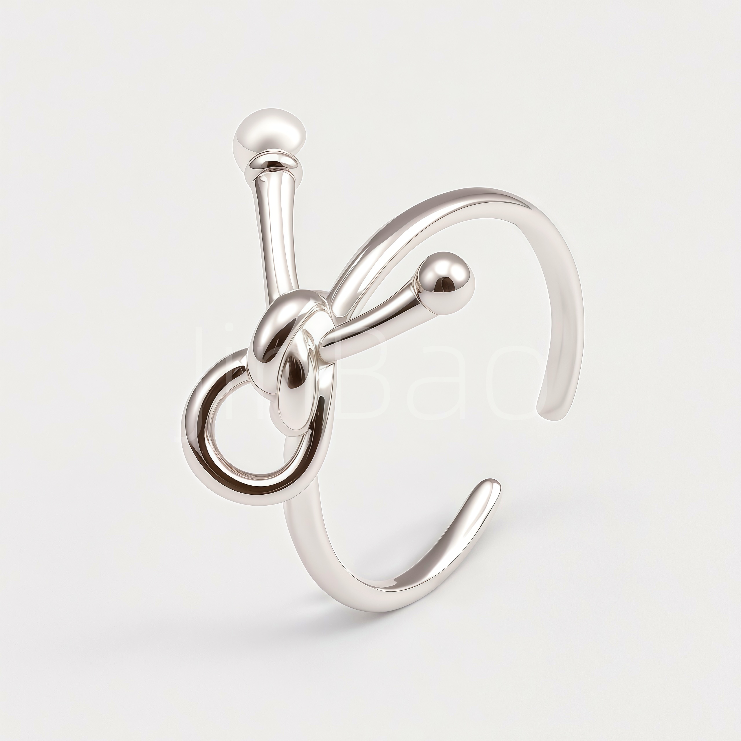 Multi-style Stacking Bow Pearl Flower Stainless Steel Women Finger Rings