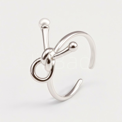 Multi-style Stacking Bow Pearl Flower Stainless Steel Women Finger Rings