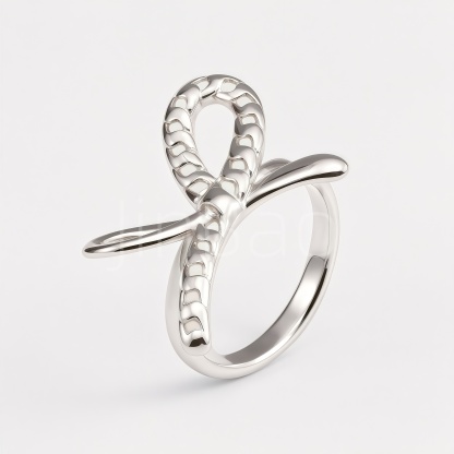 Multi-style Stacking Bow Pearl Flower Stainless Steel Women Finger Rings