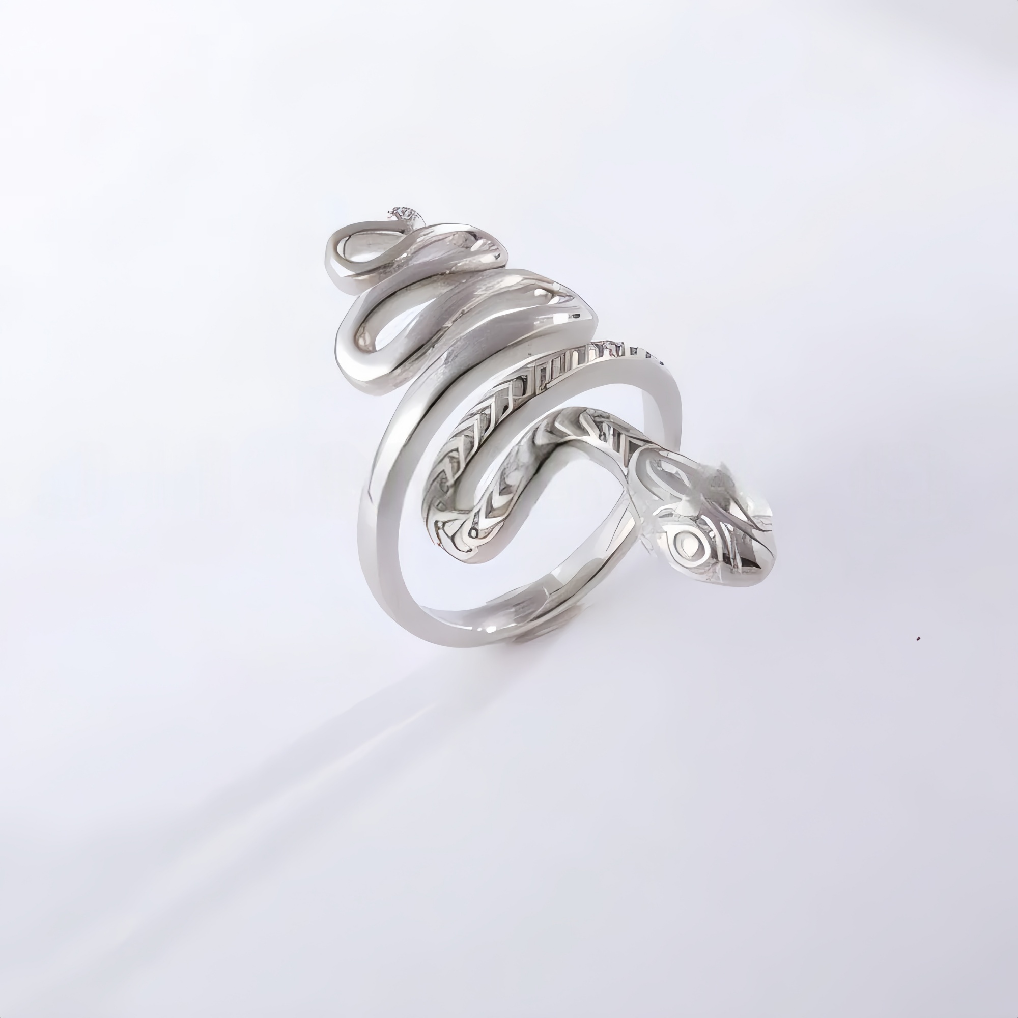Gothic Snake Ring Stainless Steel Unique Fashion Ring for Women | G00516-JinBaoJewerly