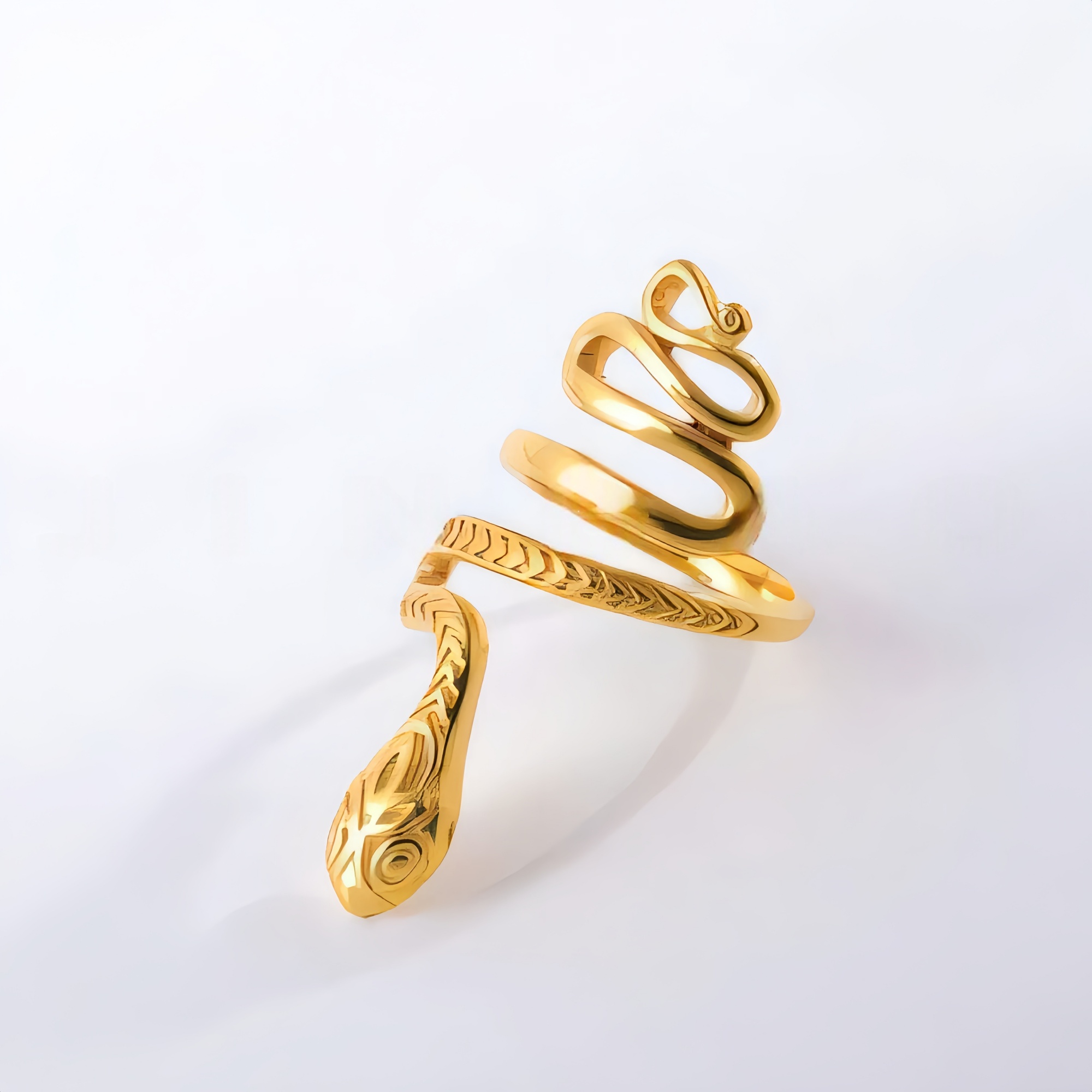 Gothic Snake Ring Stainless Steel Unique Fashion Ring for Women | G00516-JinBaoJewerly