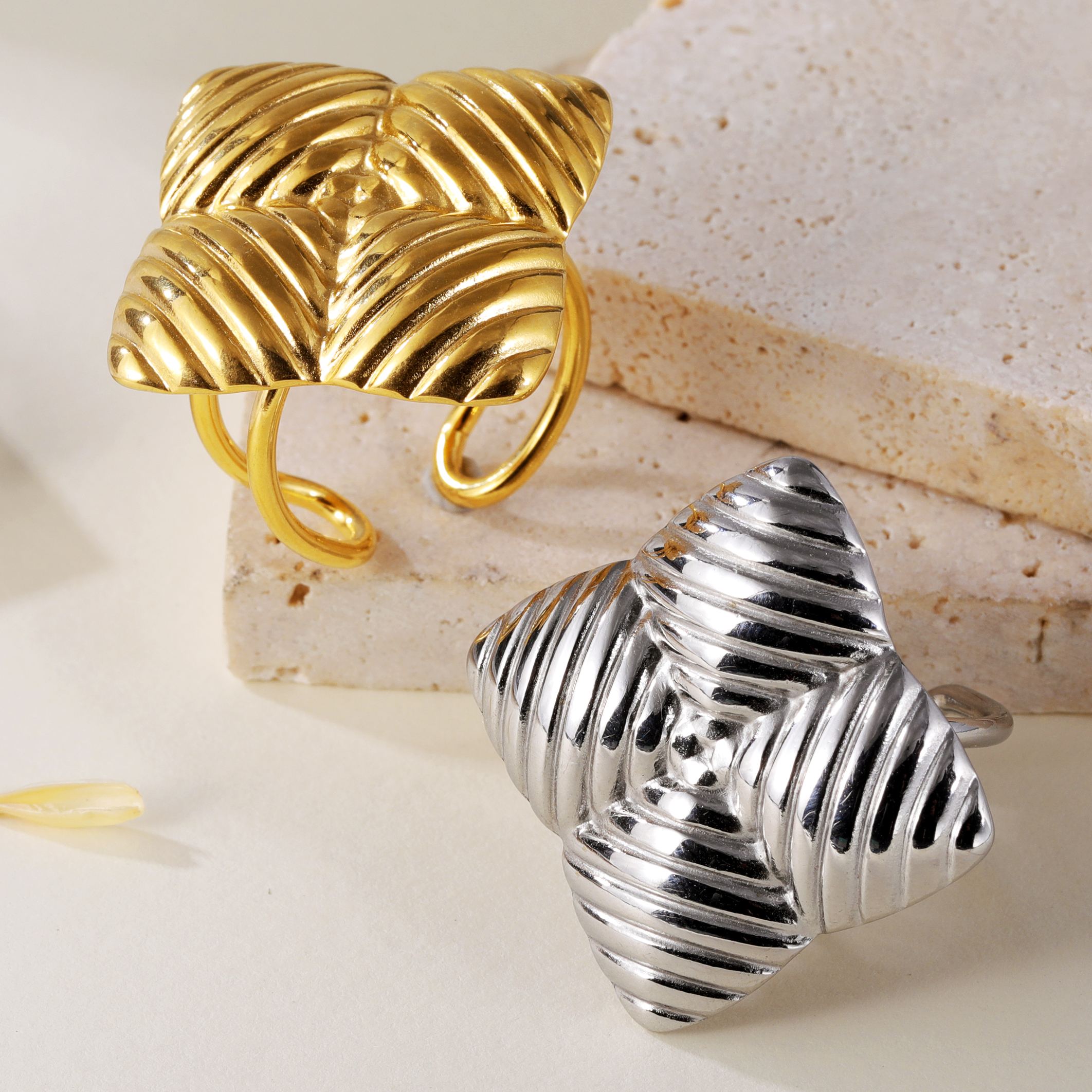 Rhythm of Petals - Creative Flower Ring for Women | G005239-JinBaoJewerly