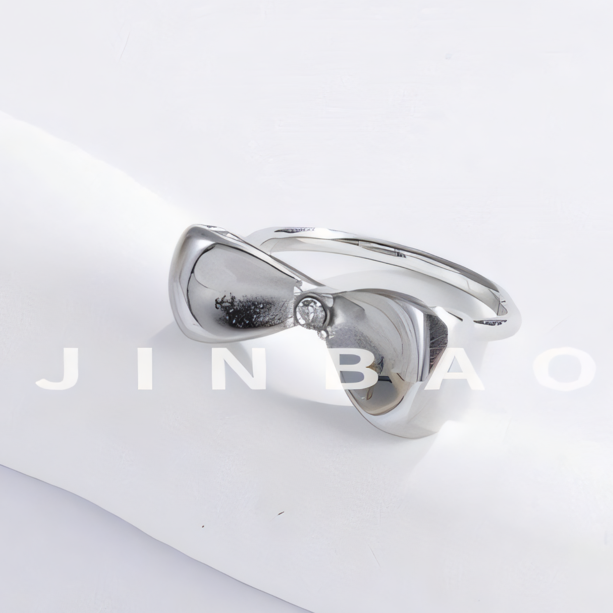 Minimalist Bowknot Ring Women's Light Luxury Fashion Band | G004490-JinBaoJewerly
