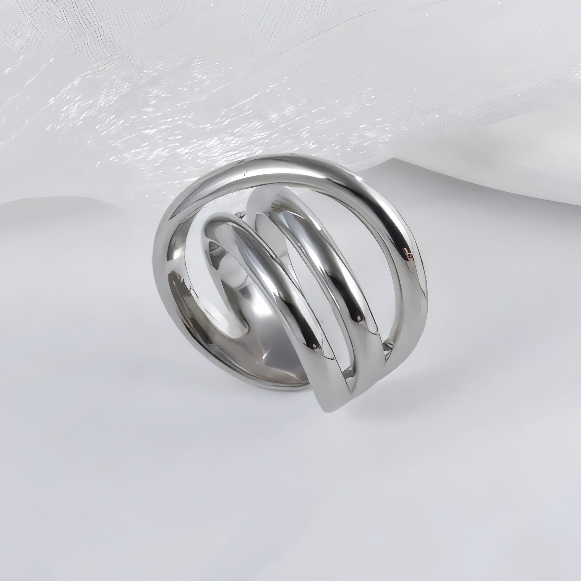 Minimalist Geometric Open Women's Ring | G00361-JinBaoJewerly