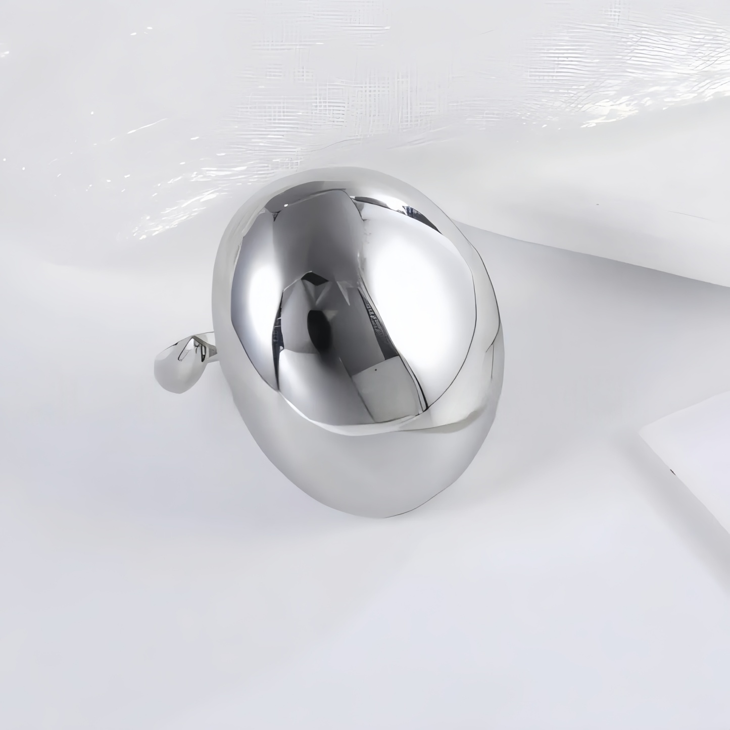 Minimalist Round Stainless Steel Ring for Women | G004119-JinBaoJewerly