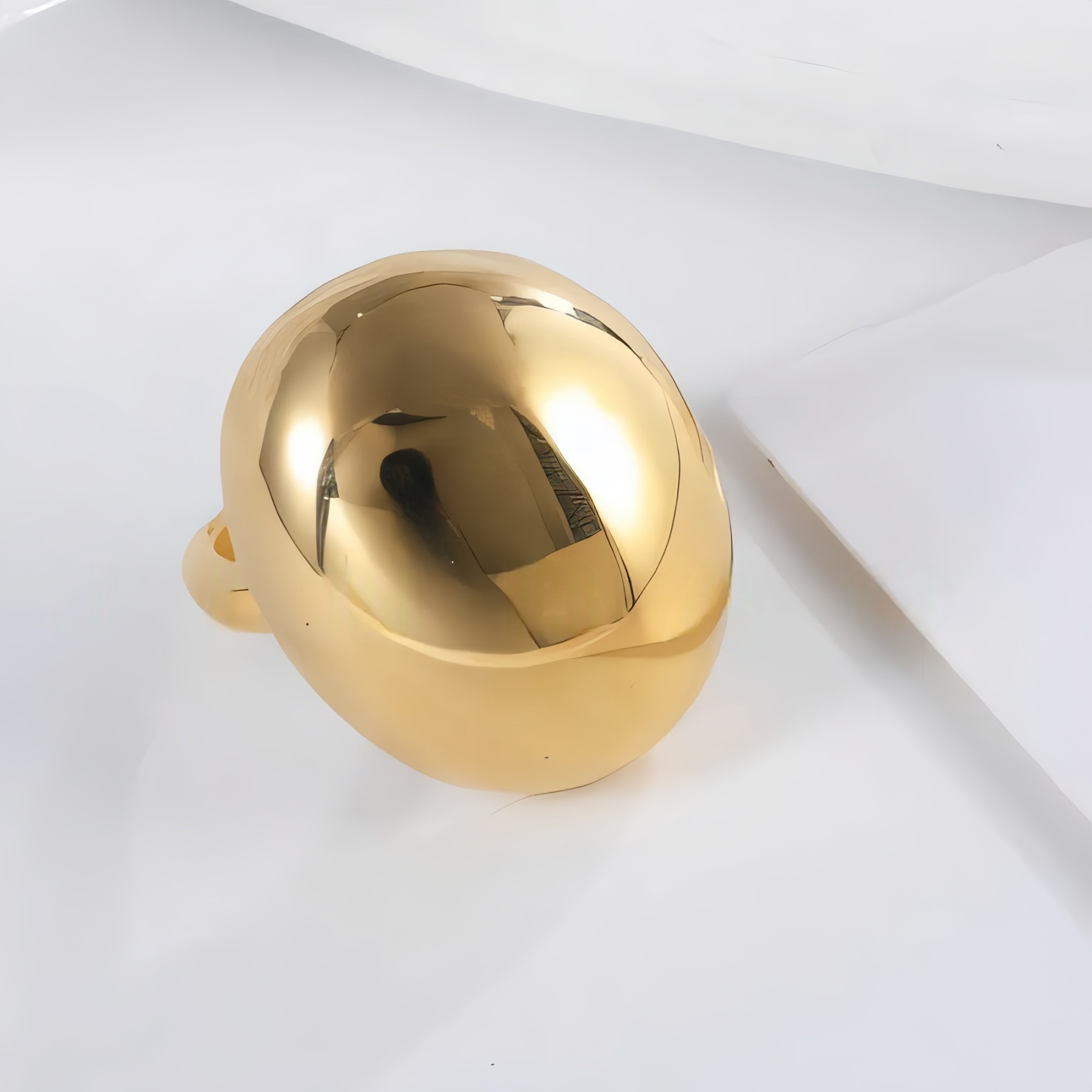 Minimalist Round Stainless Steel Ring for Women | G004119-JinBaoJewerly