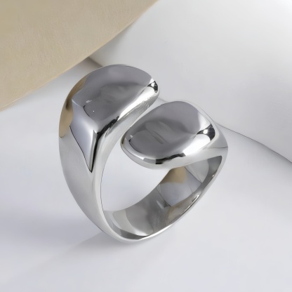 Minimalist Streamlined Ring Modern Fashion Design for Women | G004192-JinBaoJewerly