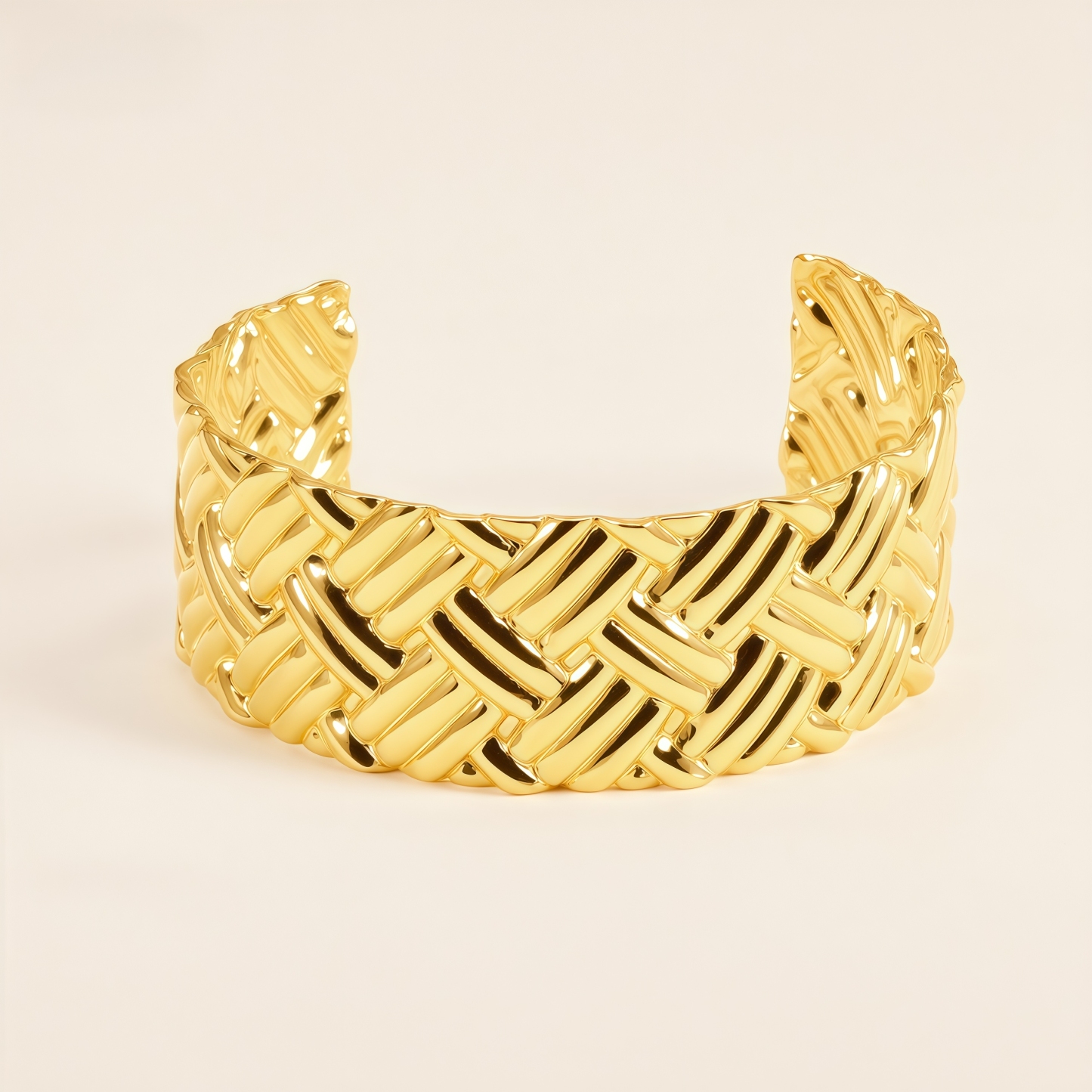 Trendy Adjustable Stainless Steel Lightweight Minimalist Cuff Jewelry for Women