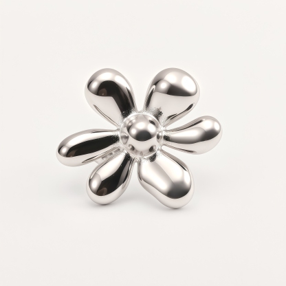 Stainless Steel Daisy Flower Ring for Women | G005114